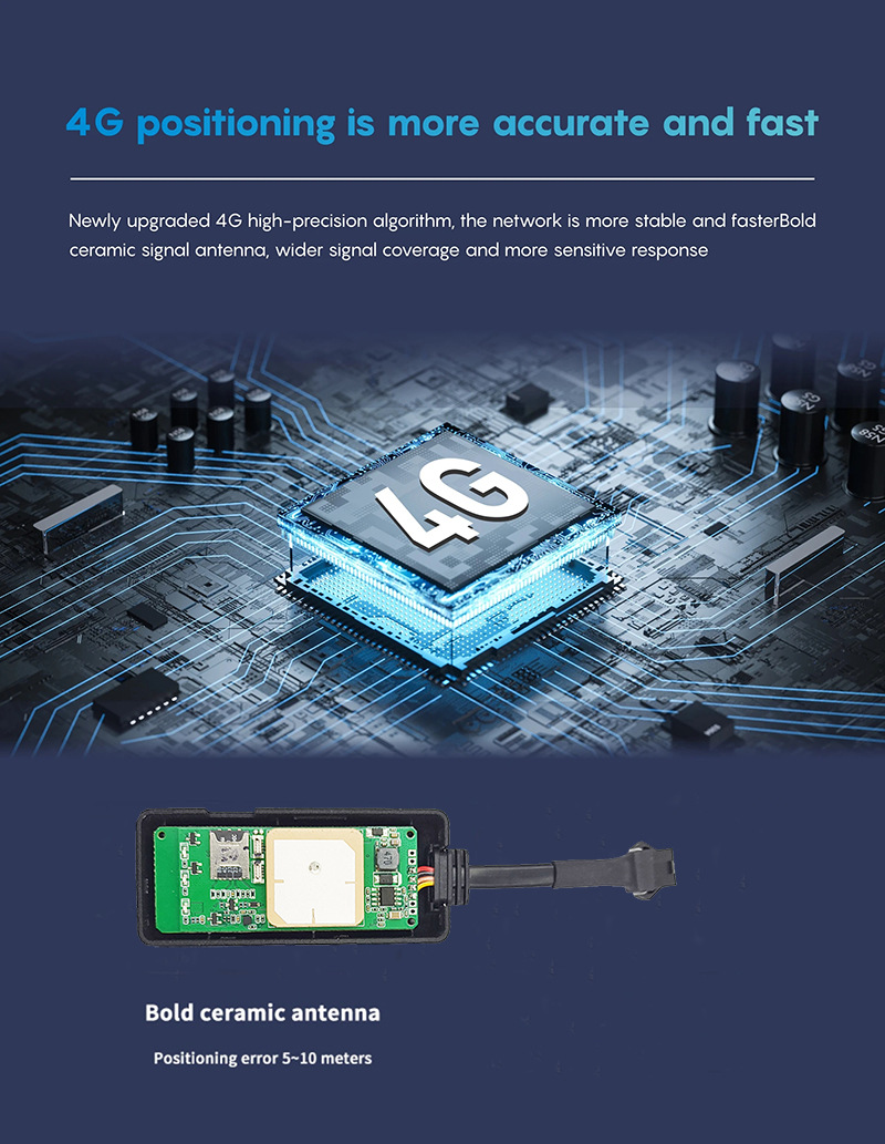 CJ780-4G-SA Version Australia Band GPS Locator Anti-theft Device Wiring 4G Locator Foreign Trade