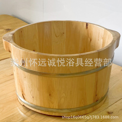 香柏木双耳泡足盆足浴槽洗浄足桶メーカー直供卸売り実木製品泡足桶洗浄足