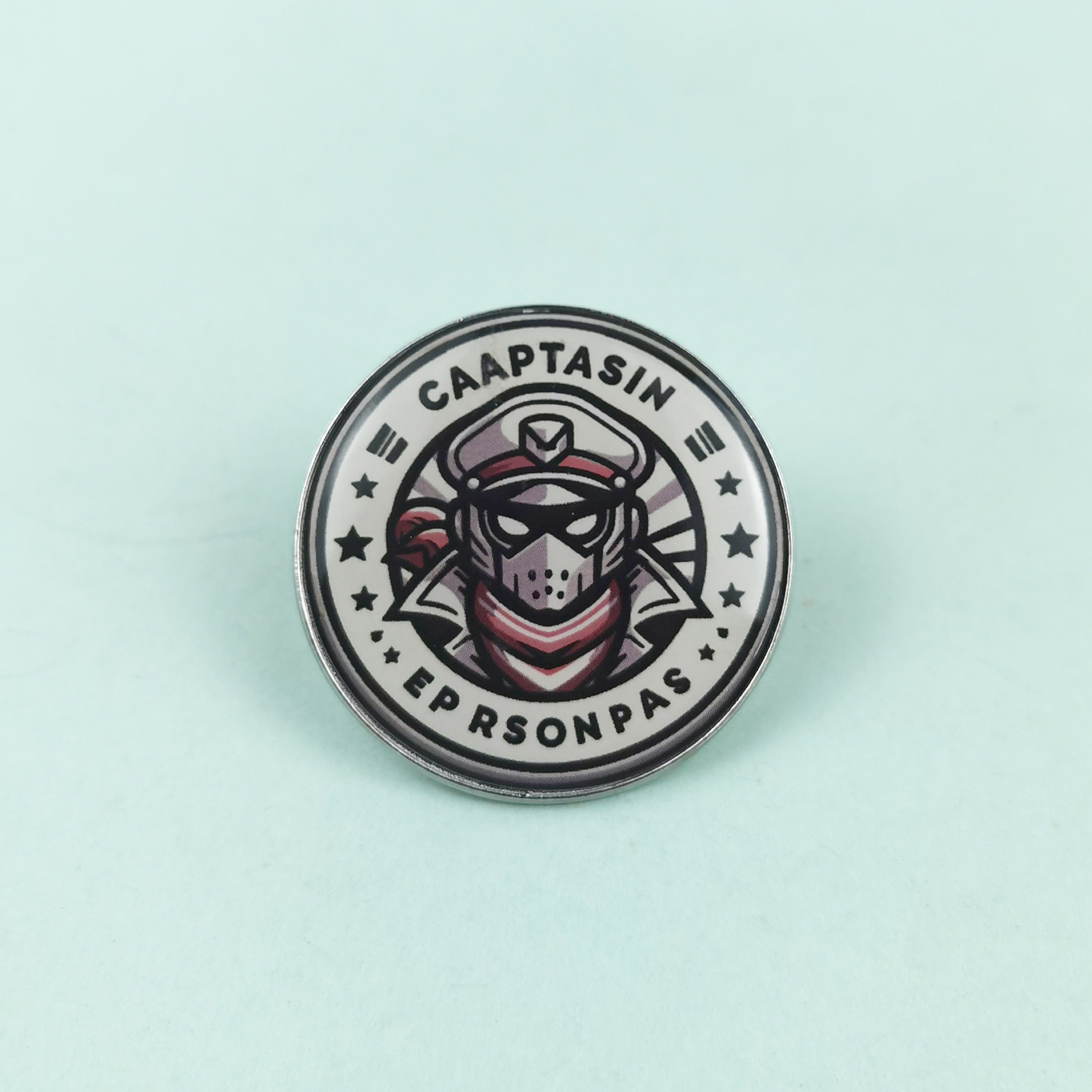 Broche de metal redondo transfronterizo patrón de dibujos animados medalla de joyería estilo retro europeo y americano mochila insignia de alfiler