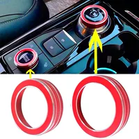 Suitable for 20+ Ford Explorer Central Control Multimedia Knob Audio Knob Headlight Knob Decorative Bright Ring