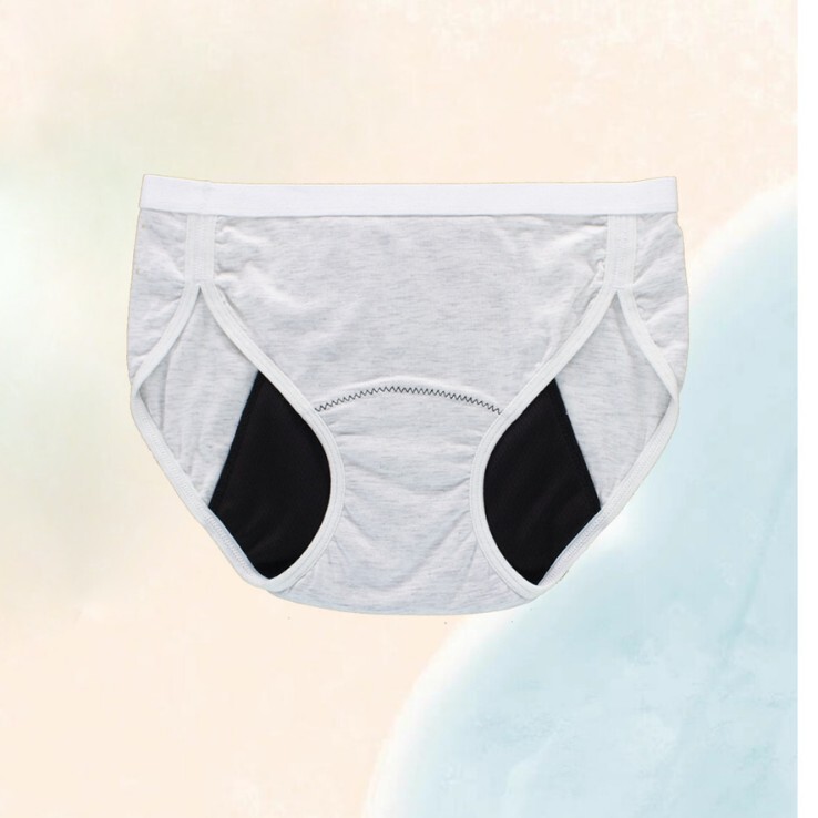 Incontinence Underwear, Leak-Proof Urine, Fashionable Women's Sports Triangle Physiological Pants, Postpartum and Postoperative Washable Care Underwear