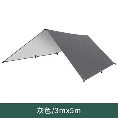 Equipment Camping Canopy, Avtomobil yan çətirləri - 35-dark-gray-single-piece-with-rope-3-8-people