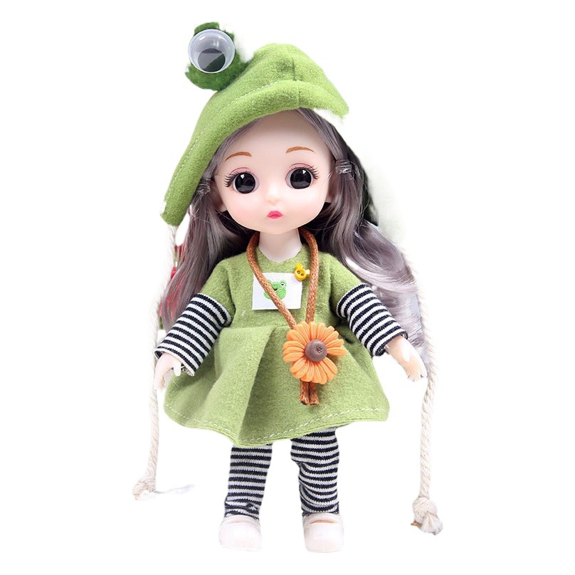 8 puntos de múltiples articulaciones se pueden vestir Molly traje de muñeca para niña 17 cm marea constante juguete Barbie confuso