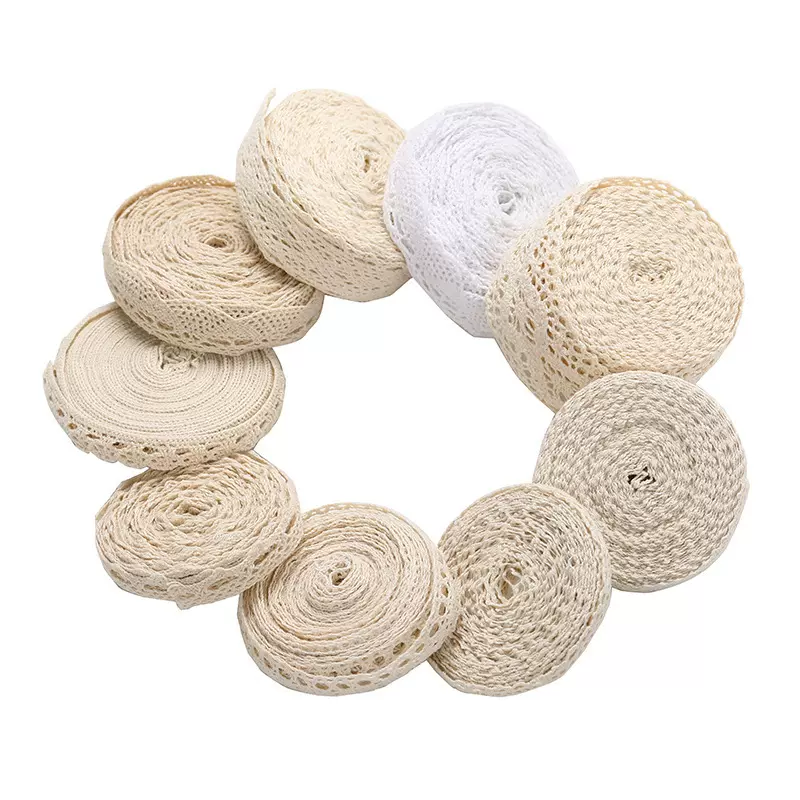 5米一卷服装辅料花边纯棉线diy辅料棉线花边沙发窗帘娃娃裙子花