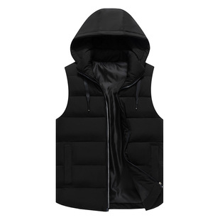 Men's Cotton Vest New Autumn and Winter Camouflage Casual Cotton Jacket Outdoor Sports Cotton Thickened Warm Cotton Vest Vest