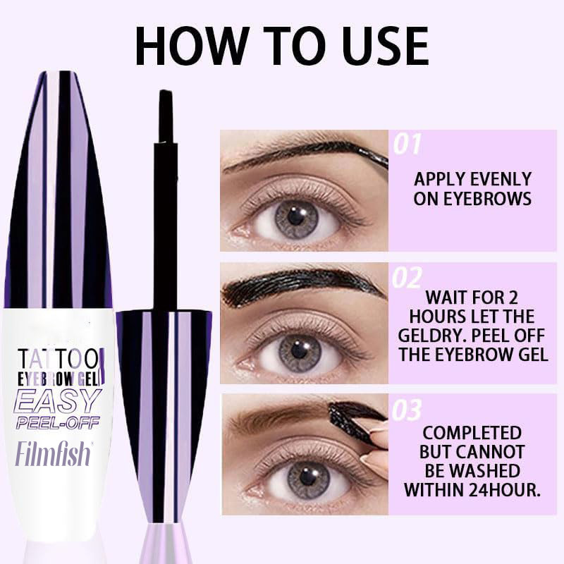 Cross-Border Foreign Trade Hot-Selling Peel-Off Eyebrow Cream, Long-Lasting, Anti-Smudge, Waterproof, Long-Lasting, Peel-Off Eyebrow Cream 3
