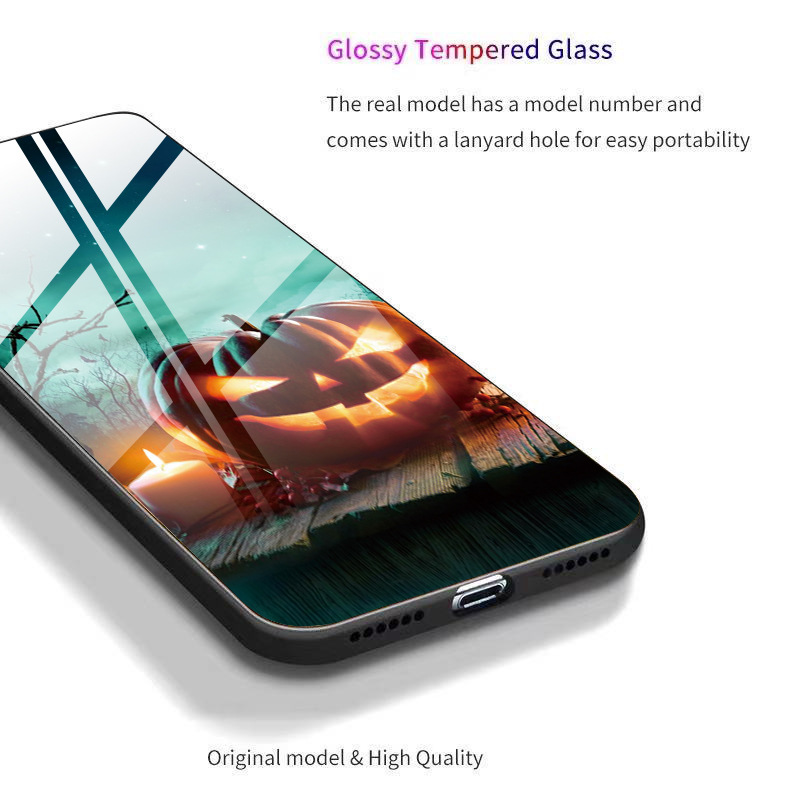 Halloween Iphone Case Tempered Glass Cover For Apple Pro Max_voghion.com