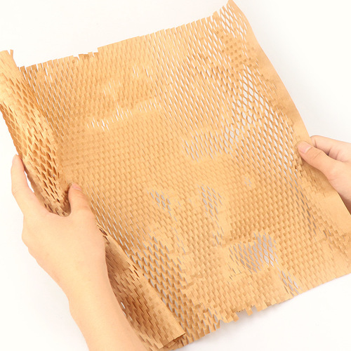 30*30cm/50*50cm蜂窝包装纸按张 厂家批发缓冲减震防护网格填充纸