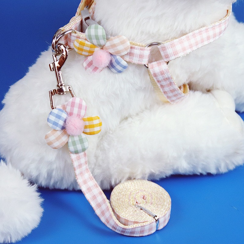 Chaleco para perros tipo cuerda de tracción para mascotas cinturón de pecho para gatos perros pequeños para evitar que se desprenda cuerda para caminar para perros image 9
