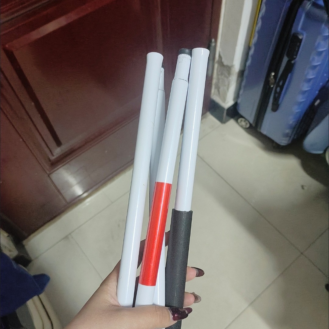Foldable blind cane, reflective blind cane bag, four-fold guide cane, special cane for the blind.