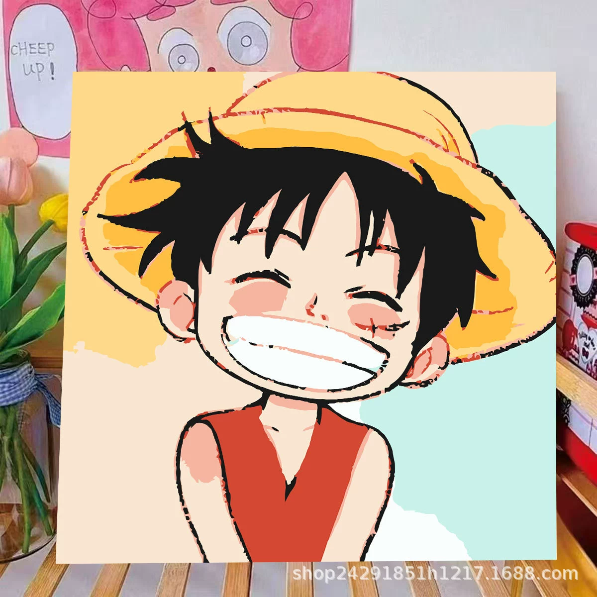 Популярные персонажи мультфильмов diy заполнение детских hand-painted мультфильм анимация простая граффити раскраска цифровая масляная живопись декор