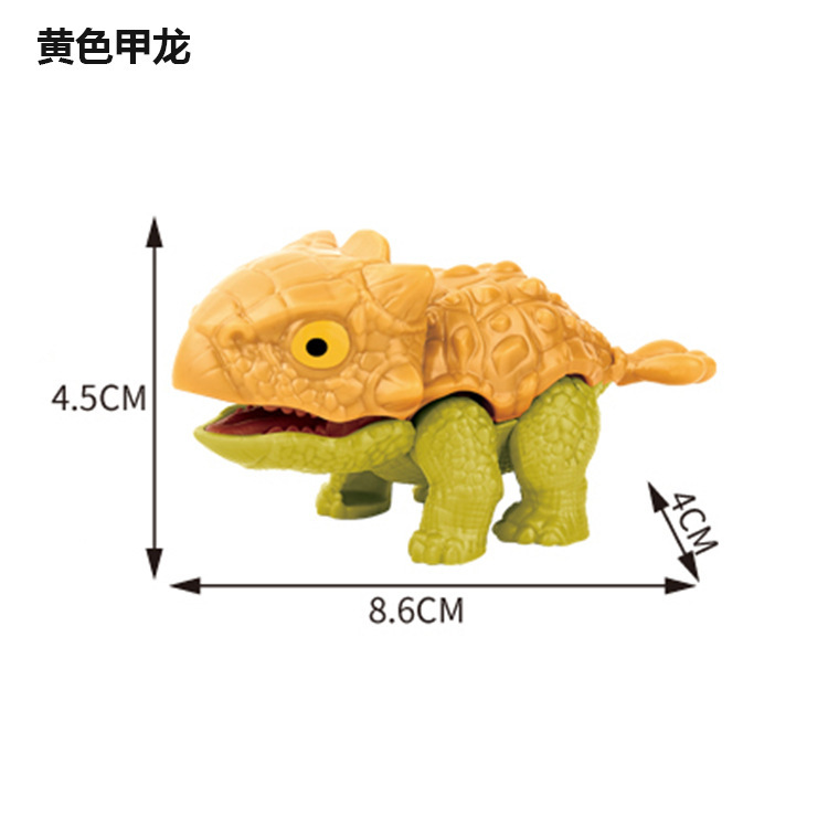 Dedo mordido juguetes de dinosaurio para niños mordido mano modelo de dibujos animados para niños regalos de huevos de dinosaurio simulación de dinosaurio al por mayor