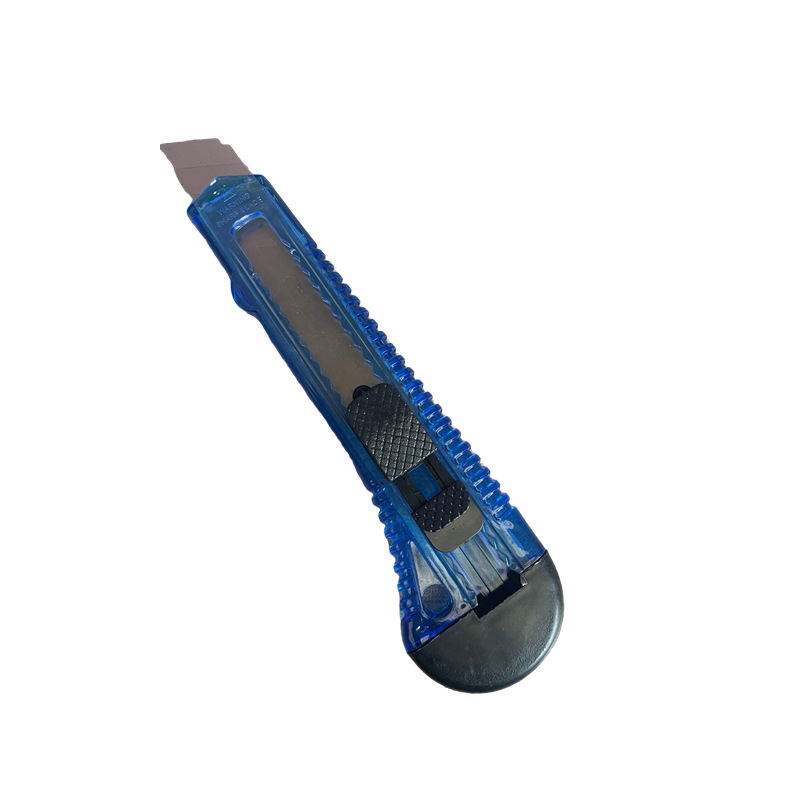 Cuchillo multiusos transparente grande, cuchillo para papel tapiz multifuncional, cortador de papel, cuchillo de corte, corte práctico anticorte de 18mm