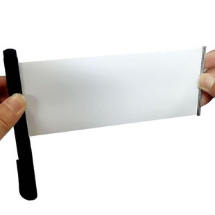 Pull pen pull pen pull paper pen black carbon pen automatic retractable advertising pen blank roll paper can write