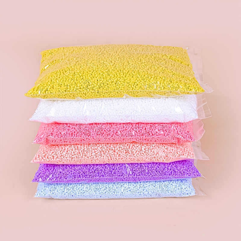 Yuntong 250g Perler Beads to'ldirish to'plami ulgurji 264 ta to'liq rangli termoyadroviy boncuklar DIY jumboq materiallari to'plami o'quv o'yinchoqlarining to'liq to'plami