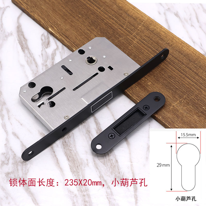 Estándar europeo 5572 bloqueo silencioso de absorción magnética multicolor opcional de acero inoxidable bloqueo de lengua cuadrada puerta de dormitorio bloqueo de puerta interior