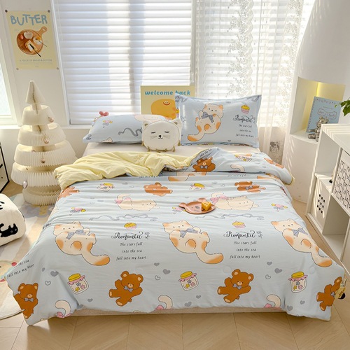A-type water-washed double-layered soybean fiber summer quilt single-person summer cool quilt air conditioner quilt cool-feeling student bed sheet core