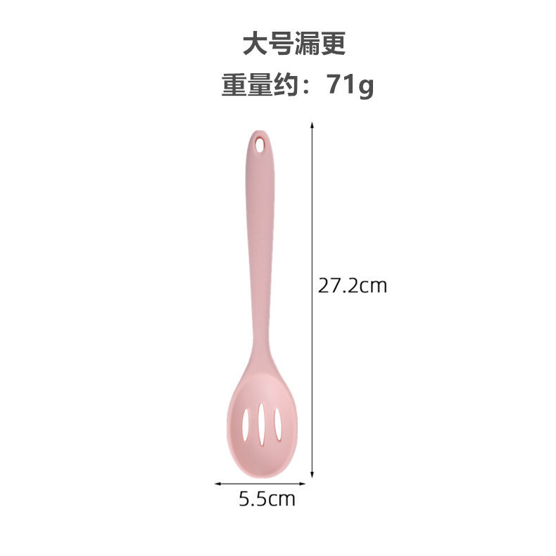 一体式硅胶勺子FDA全包密勺汤勺搅拌密更搅拌沙拉勺更汤匙现货供|undefined