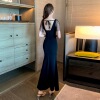 Sexy Deep V Banquet Dress Fish Tail Sequin Dress Long Dress