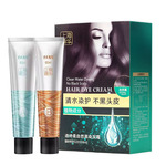 章华迪诗柔自然黑染发霜清水染护不黑头皮植物成分染发膏130ML