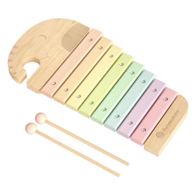 Goryeobaby пазл Восьмицветное аккордеонное пианино детский ксилофон для новорожденных музыкальный инструмент Детские музыкальные игрушки