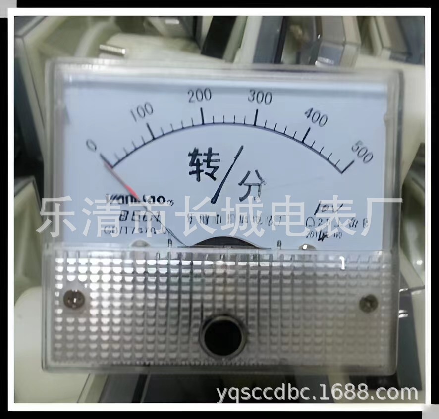 长城电表厂 85C1 500转分 10V 直流指针转速表  65*55