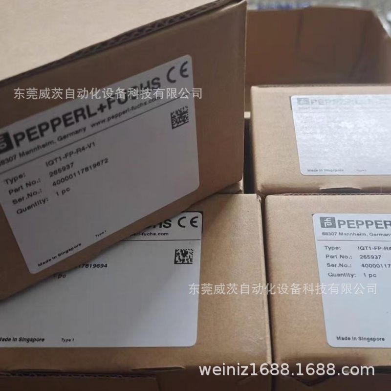 倍加福P+F RFID读/写设备  IQT1-FP-R4-V1  全新包装现货   议价