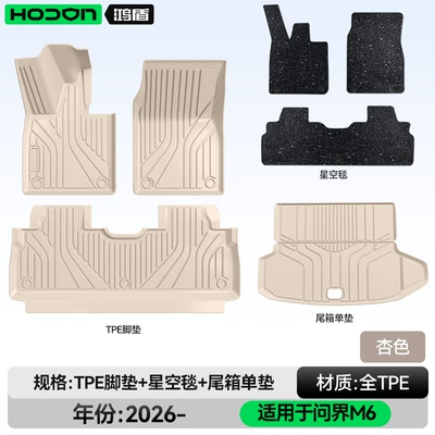 Supplies, Modelə uyğun ayaqaltı - 212t01-wenjie-m6-26-models-package-model-apricot-tpe-black-starry-sky-blanket-trunk-single-pad