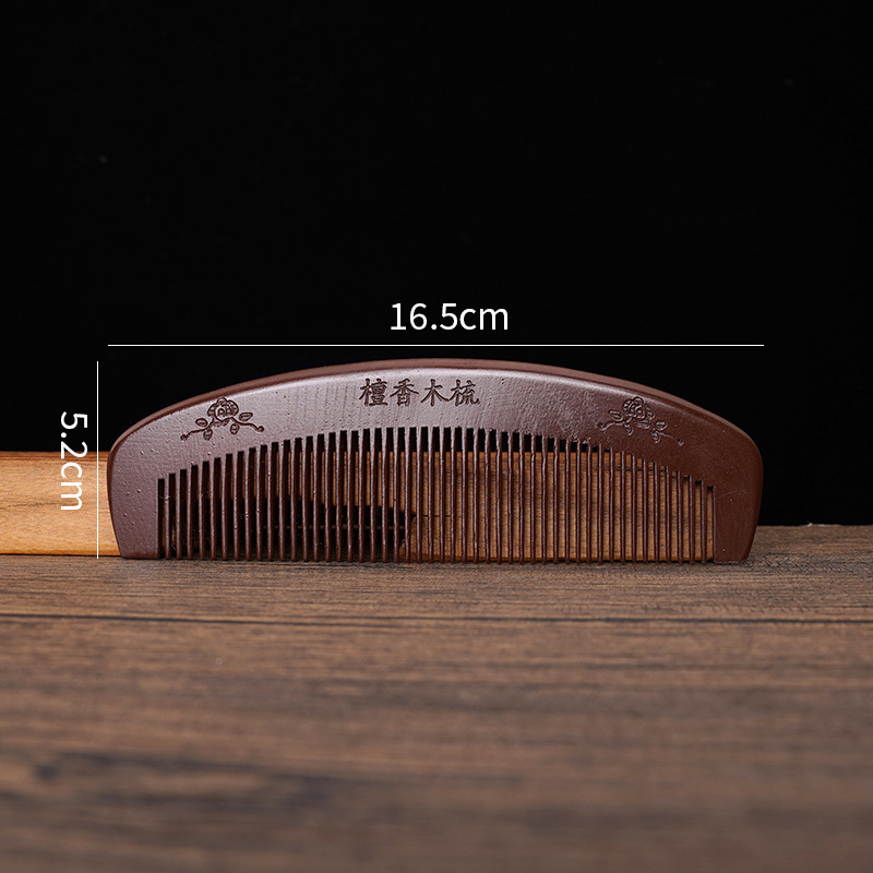桃の木の櫛ロングハンドル細歯ストレートヘアコーム木製櫛ギフト桃の木の櫛ポータブル初年度ギフト木製櫛彫刻ロゴ輸出|undefined