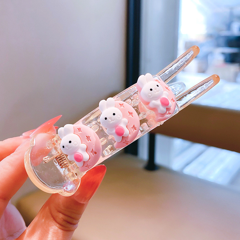 Pinza de pelo de los niños del estilo coreano 2022 nuevas niñas cabeza de bola updo horquilla fija verano bebé lindo horquilla