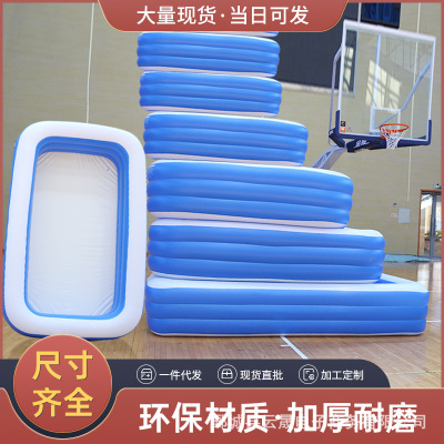 工廠直銷藍白充氣水池現貨批發戲水玩具跨境充氣玩具現貨