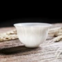 定制高档白瓷羊脂玉品茗杯