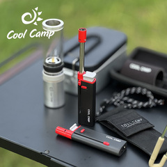 Telescopic igniter outdoor camping windproof lighter camp lantern barbecue firewood charcoal fire flame gun