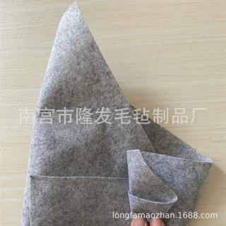 180gsm柔软手袋内衬毛毡面料鞋材板聚酯薄无纺布针刺棉织物