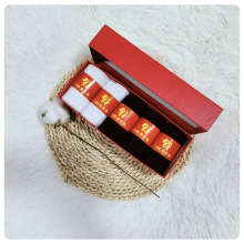 7A抗菌具有一定的防臭抗起球长绒棉高端袜子高端盒装包装袜子批发