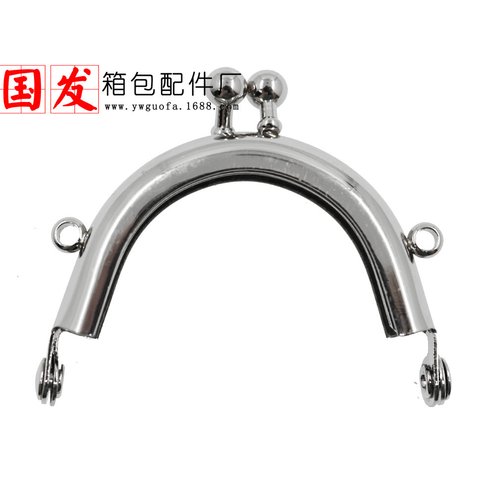 Nuevo stock: alta calidad sin agujeros 5cm semicircular viscosidad mini bolsa de oro DIY