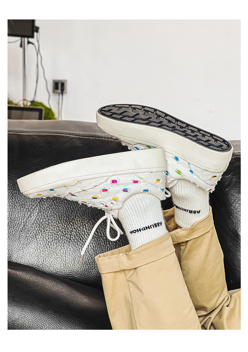 Vulcanized Rag Canvas Shoes For Men And Women Retro Style_voghion.com
