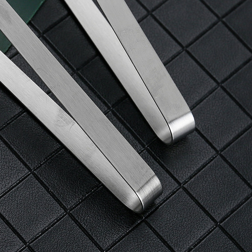 Stainless steel mini creative food tongs small palm snack cake pastry non-slip food kitchen sugar cube snack tongs