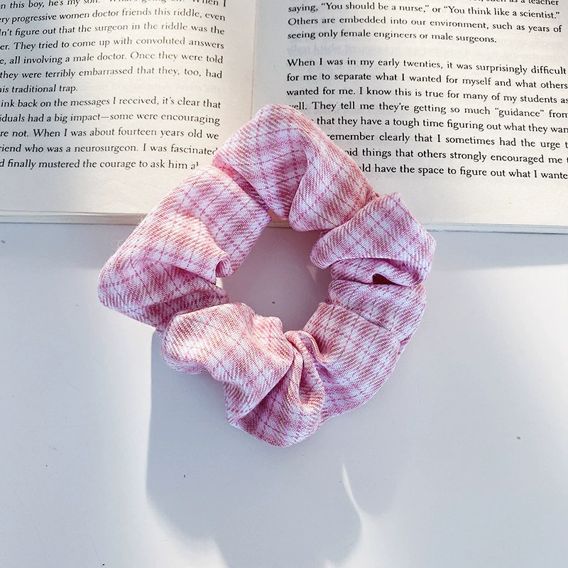 Шарф-резинка для волос, высококачественная заколка-скранчи с бантом и цветочным принтом