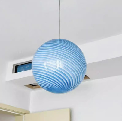 Murano Glass Lamp Colorful Lollipop Kidsren's Room Bubble Chandelier American Retro Restaurant Bedroom B&B Lamps