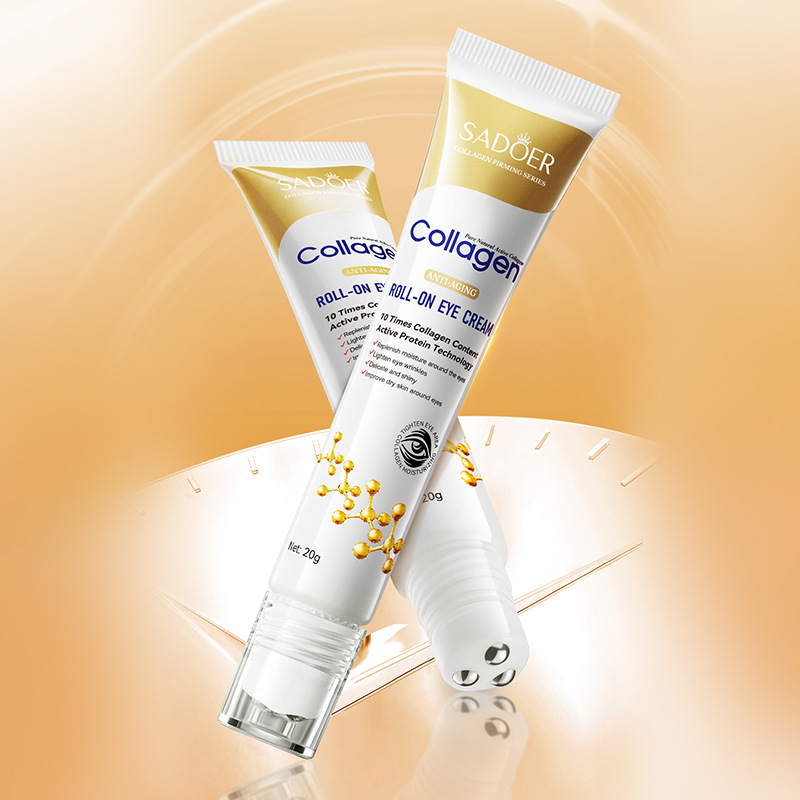 Crema para ojos All-English SADOER con vitamina C, crema embellecedora para la piel, hidratante, nutritiva e iluminadora, crema para ojos para comercio exterior transfronterizo