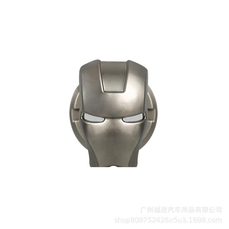 Modificación del Interior del coche de hierro hombre de un solo clic Botón de Inicio cubierta protectora pegatinas dispositivo de encendido interruptor de metal pegatinas decorativas