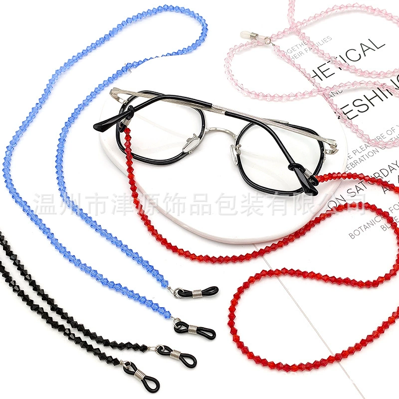 Jinyuan бисером вишневые детские очки цепочка из бусин ремешок модная цепочка на шею полоска аксессуары для очков
