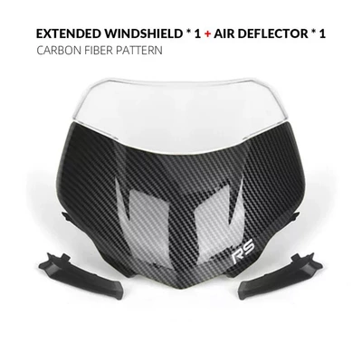 Suitable for Triumph: Motorcycle front windshield - carbon-fiber