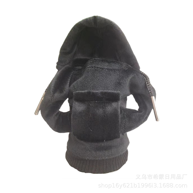 Cubierta DE LA MANIJA del engranaje del coche transfronterizo palanca de engranaje pequeño suéter con capucha palanca de engranaje creativo con capucha cubierta de la manija del engranaje al por mayor