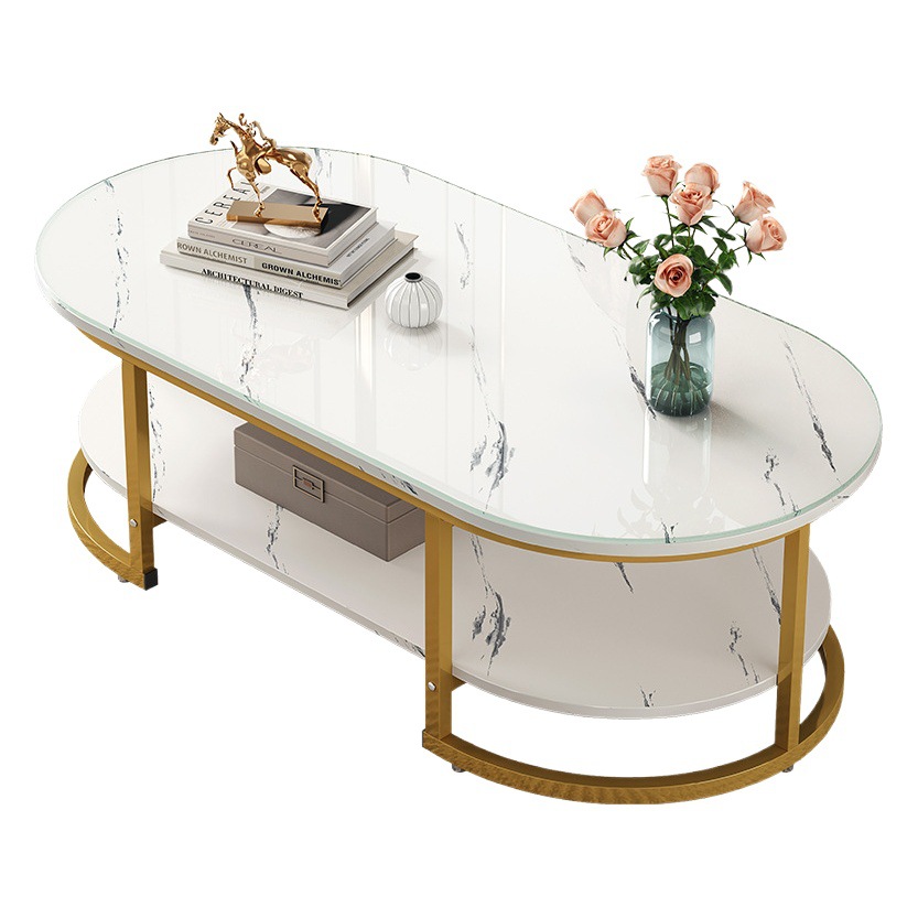 Mesa de café sala de estar casa sofá mesa auxiliar Luz de lujo simple mesa de té moderna pequeña mesa de café apartamento mesa pequeña mesa de vidrio