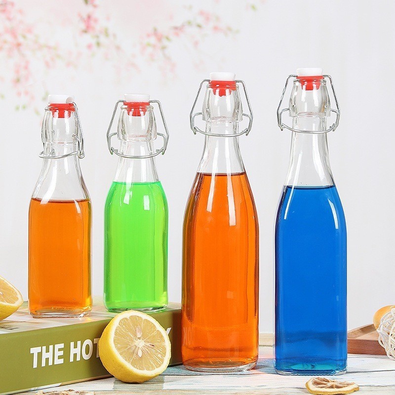 アマゾンの透明な音楽のボタンの瓶のカードのボタンの瓶のジュースの酵素の酒の瓶の飲み物の瓶の泡の瓶のメーカーの現物の卸売り|undefined