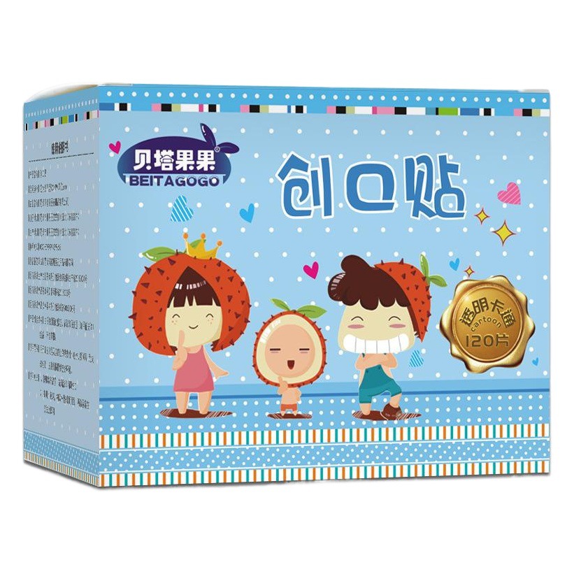 Band-Aid de dibujos animados impermeable transpirable lindo niños médico transparente herida hemostasis Band-Aid DE ALTO aspecto anti-desgaste pie