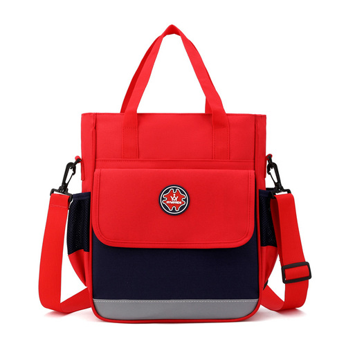 Logo printed tutoring class tutorial bag wholesale large capacity children's portable shoulder bag art class tutoring bag