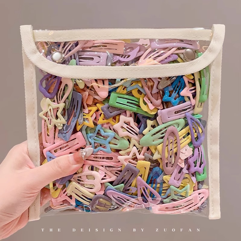 Sweet girl star clip para el cabello 2025 nuevo clip para el cabello de bebés femininos clip para el cabello lateral clip para el cabello de color